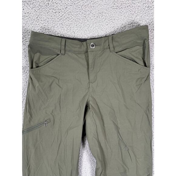 Patagonia Quandary Pants Women's 6 Green Hiking Gorpcore Convertible Outdoor - Picture 12 of 13